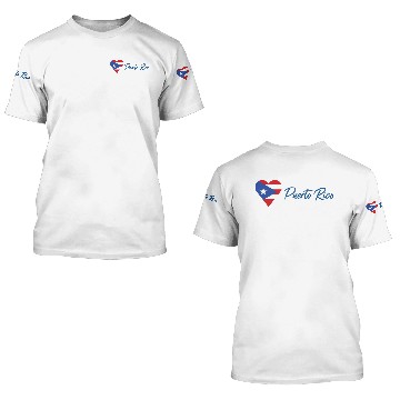 Discover heart Puerto Rico 3D T Shirts