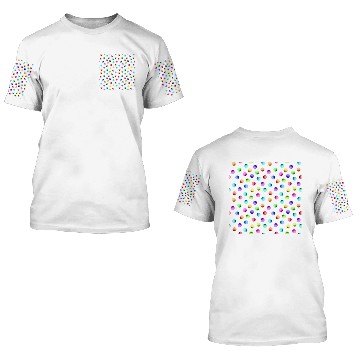 Discover Rainbow Polka Dots! 3D T Shirts