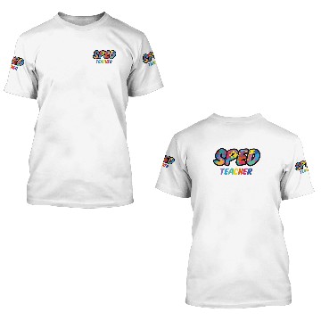 Discover SPED Special Education Teacher educators gift 3D T Shirts