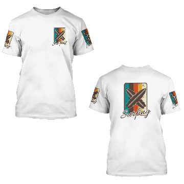 Discover Surfing 3D T Shirts