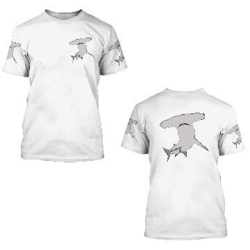 Discover Hammerhead Shark 2 3D T Shirts