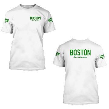 Discover Boston - Massachusetts - USA - United States 3D T Shirts