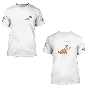 Discover a girl and her corgi a bond that cant be broken do 3D T Shirts