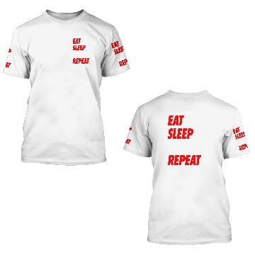 Discover EAT SLEEP TRICERATOPS REPEAT 3D T Shirts