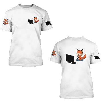 Discover Fox playing PlayStation 3D T Shirts