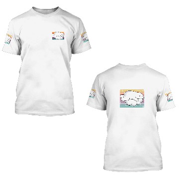 Discover Polar Bear Gift Alaska Winter Ice North Pole 3D T Shirts