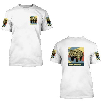 Discover Wombat 3D T Shirts