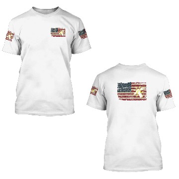 Discover USA Flag Electrician And Lineman Electricity Gift 3D T Shirts