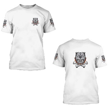 Discover BullDog Hulk 3D T Shirts