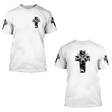 Discover Skull Crucifix 3D T Shirts