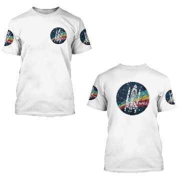 Discover Rocket NASA Astronaut 3D T Shirts