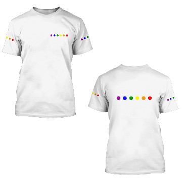 Discover LGBT Dotted Logo 3D T Shirts