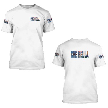 Discover Che Bella - Ponte Vecchio backdrop on the text 3D T Shirts