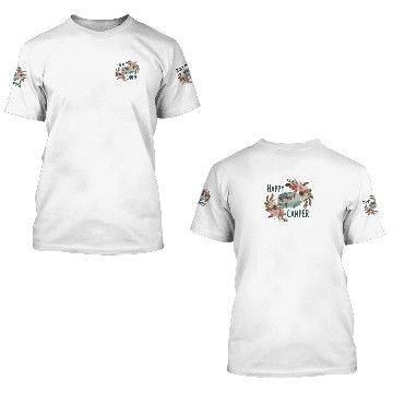 Discover Happy Camper 3D T Shirts