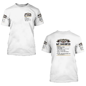 Discover Rules For Dating My Daughter Funny Quotes Gift 3D T Shirts