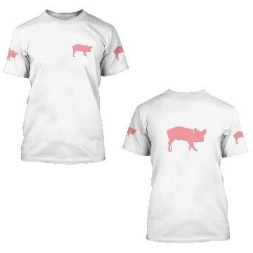 Discover Pig Piglet 3D T Shirts
