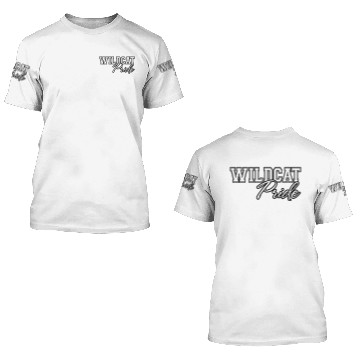 Discover Wildcat Pride Back To School Spirit Script 3D T Shirts