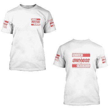 Discover Failure|Success|Progress|Albert Einstein Quote 3D T Shirts