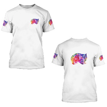 Discover Wombat Australia 3D T Shirts