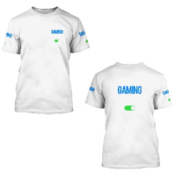 Discover Do not disturb gaming mode activated 3D T Shirts