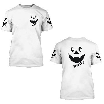 Discover Boo Halloween Ghost Spider 3D T Shirts