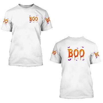 Discover Boo Bees Halloween Ghost Bees Characters Funny 3D T Shirts