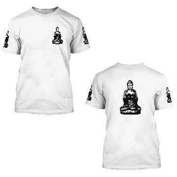Discover buddha black 3D T Shirts