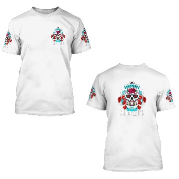 Discover Rose Sugar Skull 3D T Shirts