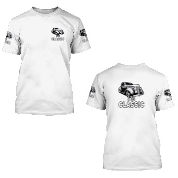 Discover Antique Car 3D T Shirts