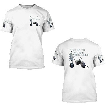 Discover Beetlejuice - My Art is Dangerous 3D T Shirts