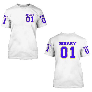 Discover Binary Computer Nerd Computer science 3D T Shirts