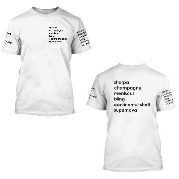 Discover champagne 3D T Shirts