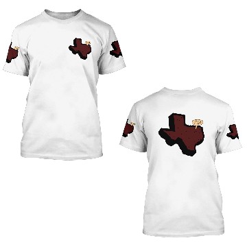Discover Texas Says Y'all - Maroon 3D T Shirts