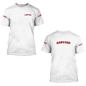 Discover Harvard 3D T Shirts