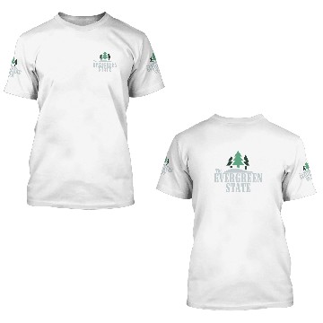 Discover The Evergreen State 3D T Shirts