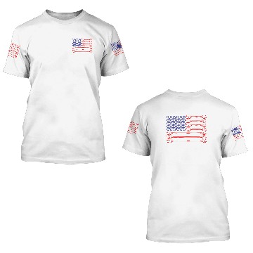 Discover USA Red White Blue American Flag Mechanic car 3D T Shirts