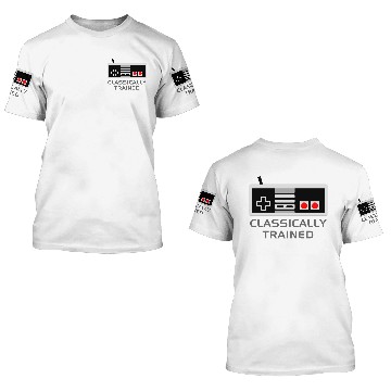 Discover Classically Trained NES Controller 3D T Shirts