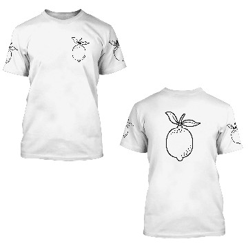 Discover Citrus lemon fruit 3D T Shirts