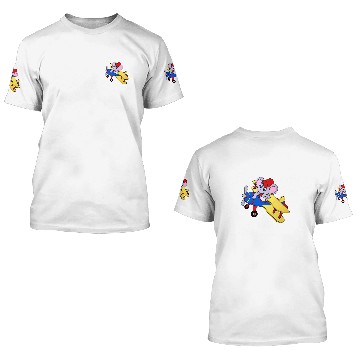 Discover HAND PAINTED AIRPLANE MOUSE 3D T Shirts