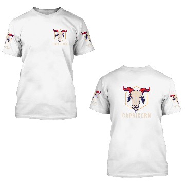 Discover Capricorn 3D T Shirts