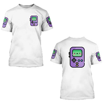 Discover Kawaii Game Boy 3D T Shirts