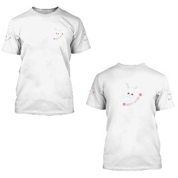 Discover Kids Easter Hoppy Easter Bunny White Bunny 3D T Shirts