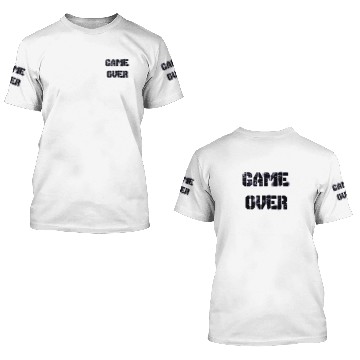 Discover men's 3D T Shirts game over