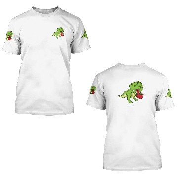 Discover I Chews You T-Rex Dinosaur Dino Valentines Day 3D T Shirts