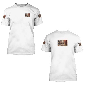 Discover New York City Skyline Art Sights Landmark 3D T Shirts