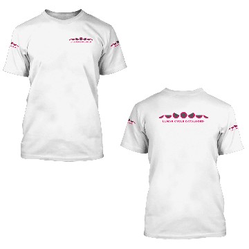 Discover moon cycle neon pink color 3D T Shirts