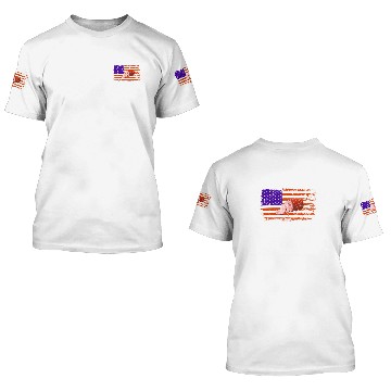 Discover Make Meatloaf Great Again Funny Chef USA Flag 3D T Shirts