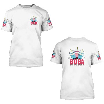 Discover Boba Pearl Milk Tea 3D T Shirts