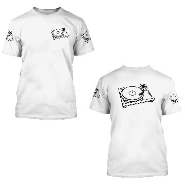 Discover turn_table 3D T Shirts