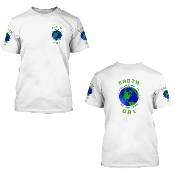 Discover Earth Day Pollution No Solution Save Rain Forest. 3D T Shirts